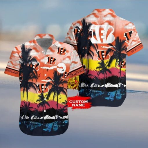 Cincinnati Bengals NFL Gift For Fan Personalized Hawaiian Shirt & Short
