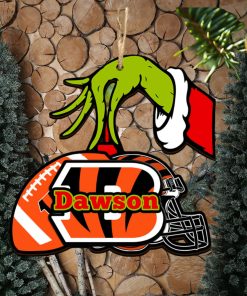 Cincinnati Bengals NFL Grinch Personalized Ornament SP121023103ID03