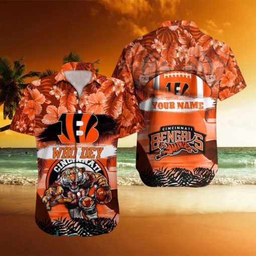 Cincinnati Bengals NFL Hawaiian shirt Custom Name Summer Gift