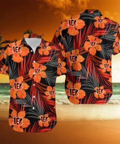 Cincinnati Bengals New Design 3D Flower Hawaiian Shirt For Men Women