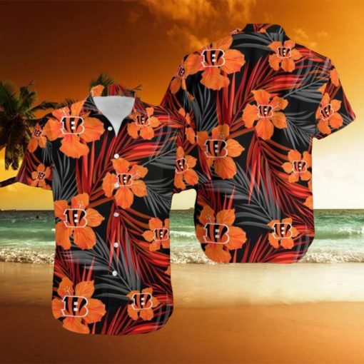 Cincinnati Bengals New Design 3D Flower Hawaiian Shirt For Men Women