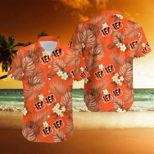 Cincinnati Bengals New Style 3D Flower Hawaiian Shirt For Men Women