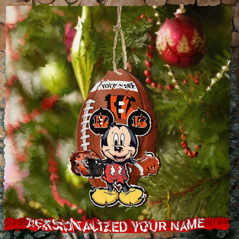 Cincinnati Bengals Ornaments, Mickey Mouse Christmas Decorations, Nfl Gift