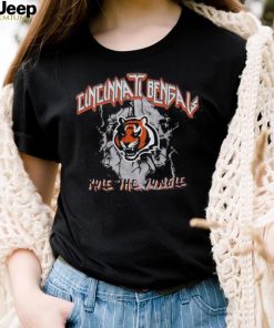 Cincinnati Bengals Rule The Jungle Womens Boyfriend T Shirt