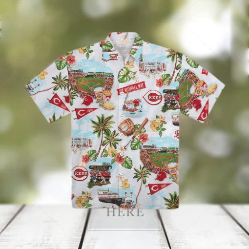 Cincinnati Reds Hawaiian Shirt Cincinnati Reds Scenic Best Hawaiian Shirts