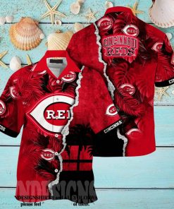 Cincinnati Reds MLB Floral Full Print Unisex Hawaiian Shirt