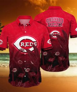 Cincinnati Reds MLB Hawaiian Shirt Blooming Flowerstime Aloha Shirt