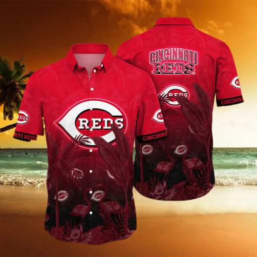 Cincinnati Reds MLB Hawaiian Shirt Blooming Flowerstime Aloha Shirt