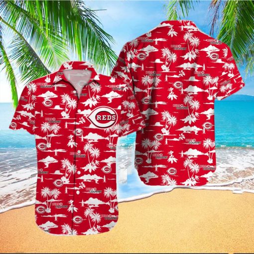 Cincinnati Reds MLB Hawaiian Shirt Coconut AOP Custom Name New For Men And Women