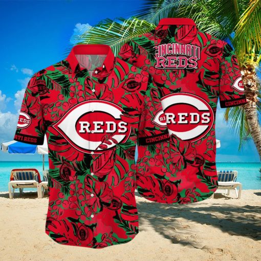 Cincinnati Reds MLB Hawaiian Shirt Travel Aloha Shirt