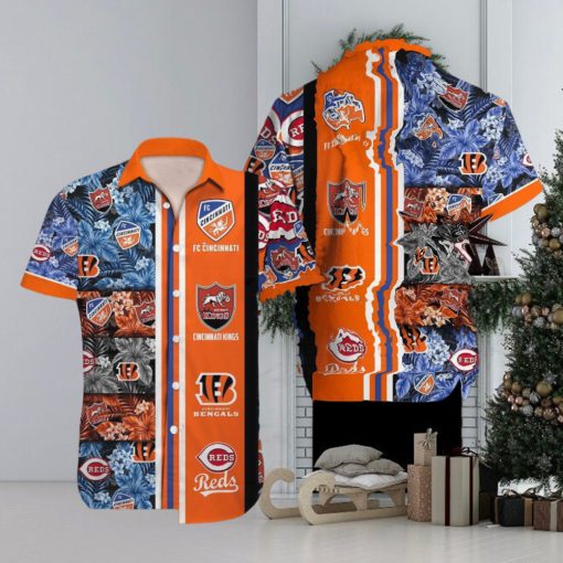 Cincinnati Sport Teams Hawaiian Shirt Sport Fans Lover Gift