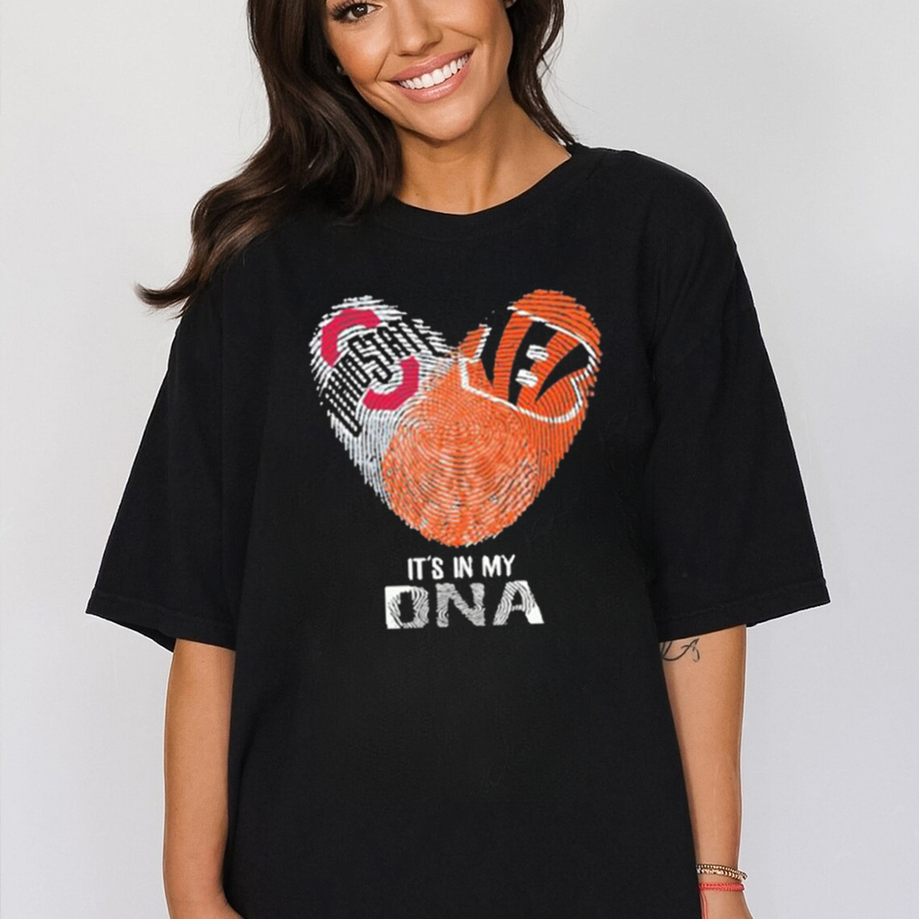 Cincinnati Bengals and Ohio State Buckeyes Blood inside shirt