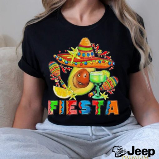 Cinco De Mayo Fiesta With Avocado And Sombrero Shirt