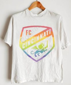 Cincyshirts Store Fc Cincinnati Pride Rainbow Shield Hoodie shirt