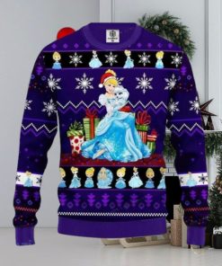 Cinderella Purple Ugly Christmas Sweater Impressive Gift For Men And Women