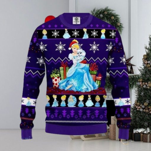 Cinderella Purple Ugly Christmas Sweater Impressive Gift For Men And Women