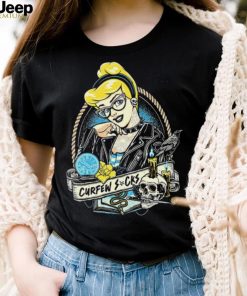 Cinderella tattoo Curfew Sucks cartoon shirt