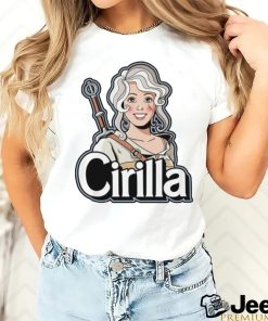 Ciri The Witcher X Barbie Cirilla cartoon shirt