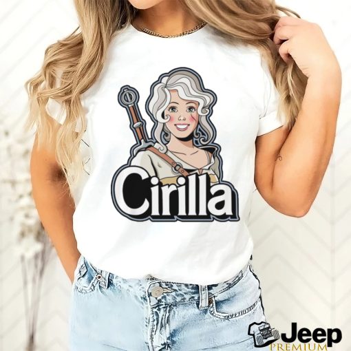 Ciri The Witcher X Barbie Cirilla cartoon shirt