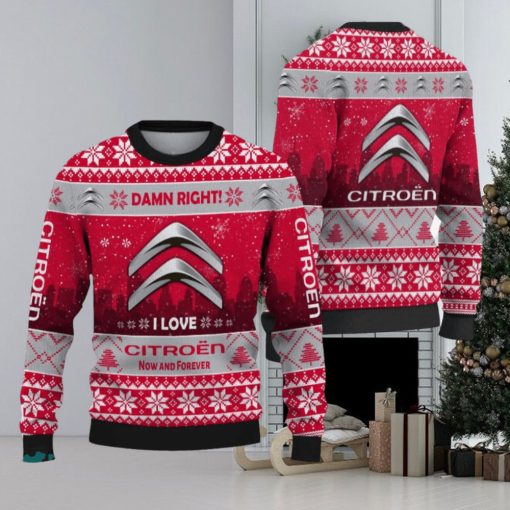 Citroen Car Lovers Ugly Christmas Sweater Gift Holidays