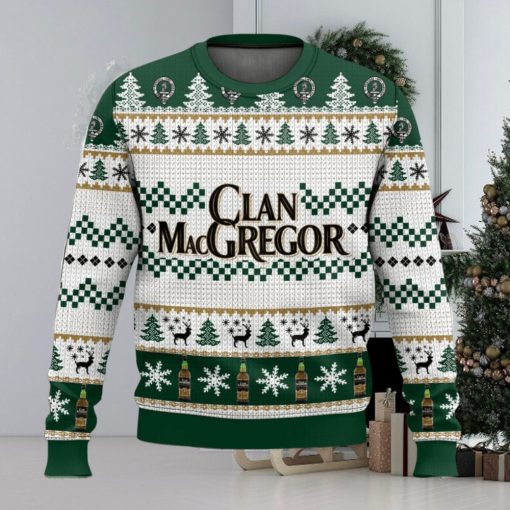 Clan Macgregor All Over Printed Ugly Christmas Sweater 2023 Christmas Gift Ideas Holiday Gift