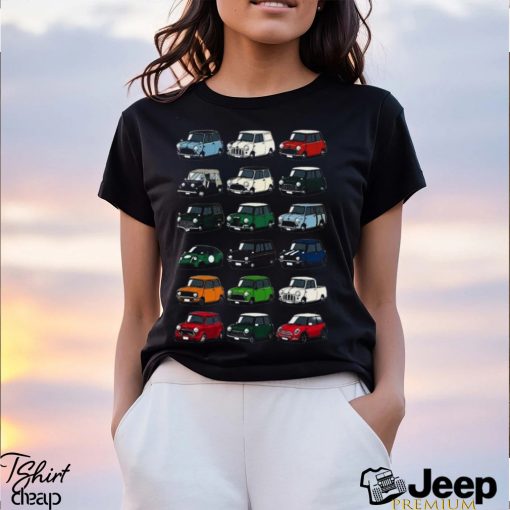 Classic Mini Cooper Evolution Car T Shirt Sweatshirt