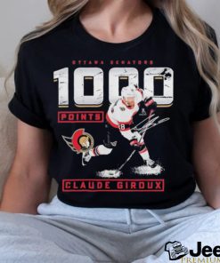 Claude Giroux Ottawa Senators 1000 Career Points Shirt