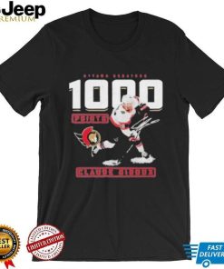 Claude Giroux Ottawa Senators 1000 Career Points shirt