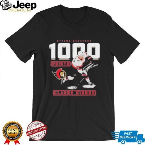 Claude Giroux Ottawa Senators 1000 Career Points shirt