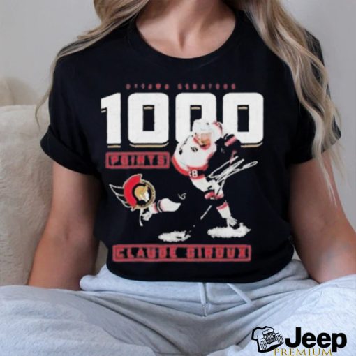 Claude Giroux Ottawa Senators 1000 Career Points shirt