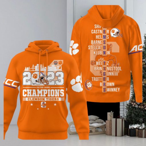 Clemson Tigers 2023 Gator Bowl Champions Hoodie T Shirt