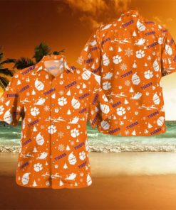 Clemson Tigers Christmas Hawaiian Shirt Beach Gift Fans For Men And Women