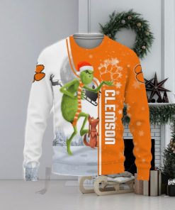 Clemson Tigers Grinch Winter Ugly Christmas Sweater Christmas Gift