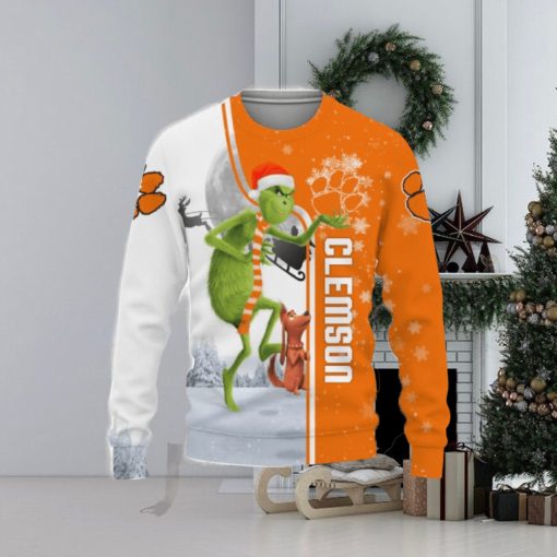 Clemson Tigers Grinch Winter Ugly Christmas Sweater Christmas Gift