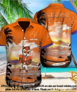 Clemson Tigers NCAA Custom Full Printed Hawaiian Shirt