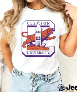 Clemson Tigers University inspired clock Tower shirt for gift