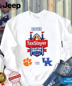 Clemson Tigers vs Kentucky Wildcats 2023 Tax Slayer Gator Bowl shirt