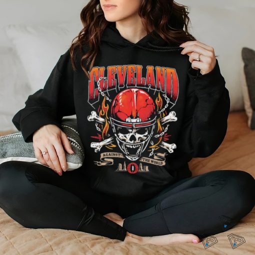 Cleveland Against the World skull shirt