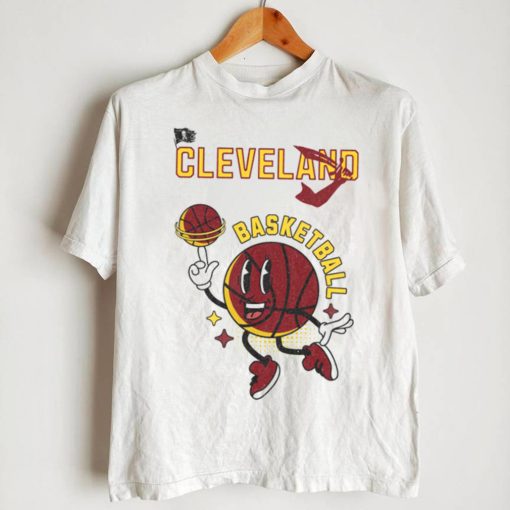 Cleveland Basketball Retro Vintage Sports Graphic Kids T Shirt