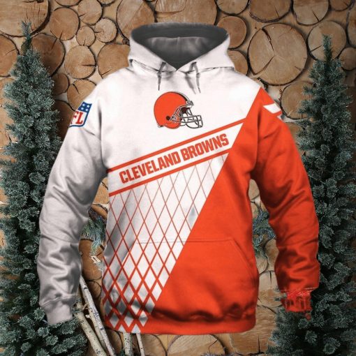 Cleveland Browns 80s 3D Printed Hoodie