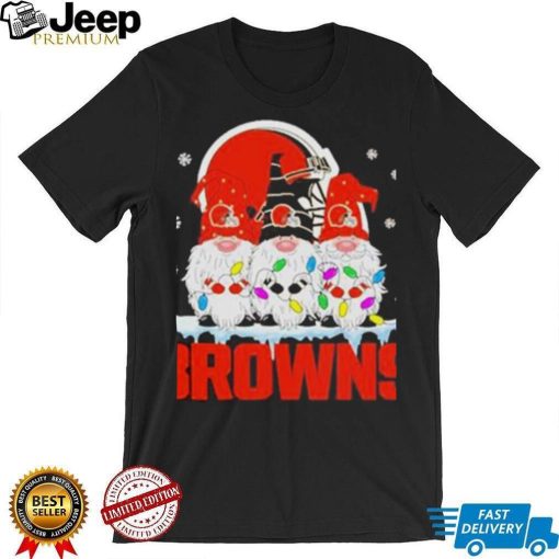 Cleveland Browns Football Gnomes Christmas 2023 shirt