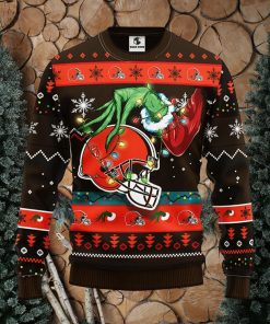 Cleveland Browns Grinch Christmas Ugly Sweater