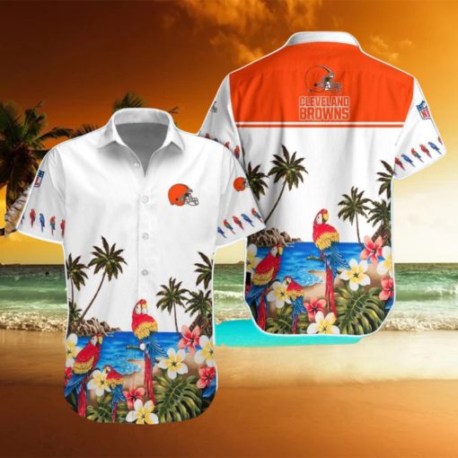 Cleveland Browns Hawaiian Shirt And Short For Fans