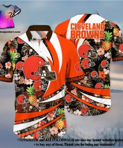 Cleveland Browns NFL Floral 3D Hawaiian Shirt