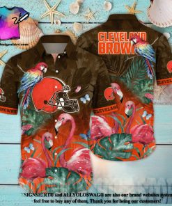 Cleveland Browns NFL Floral Full Printing Unisex Hawaiian Shirt