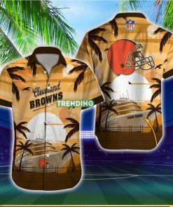 Cleveland Browns NFL Football Custom Name Hawaiian Shirt For Men And Women Gift For Fans hawaiian shirt