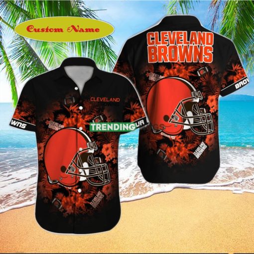 Cleveland Browns NFL Football Custom Name Hawaiian Shirt For Men And Women Style Gift For Real Fans hawaiian shirt