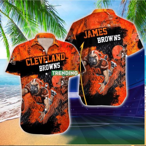 Cleveland Browns NFL Football Custom Name Hawaiian Shirt For Men And Women Unique Gift For Fans hawaiian shirt