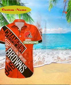 Cleveland Browns NFL Football Custom Name Hawaiian Shirt For Men And Women Unique Gift For Real Fan hawaiian shirt