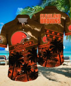 Cleveland Browns NFL Hawaiian Shirt Sunkissed Aloha Shirt